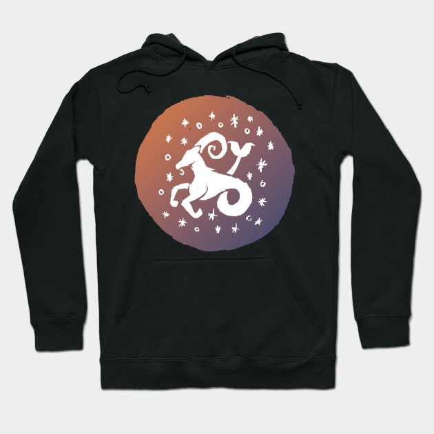 Capricorn Hoodie by Very Simple Graph